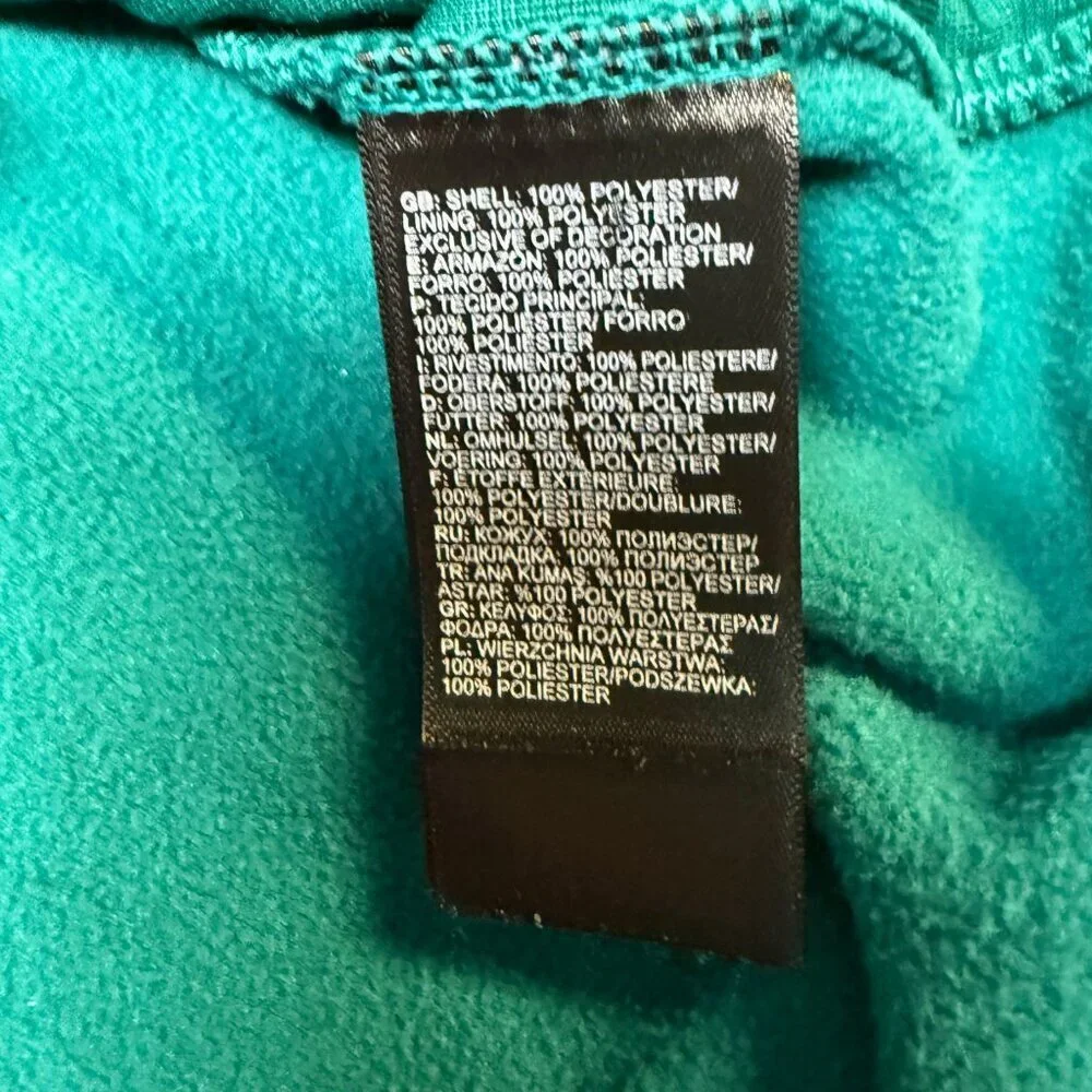 The North Face Glacier Alpine Fleece‎ Jacket Men’s Medium Green/Blue EUC